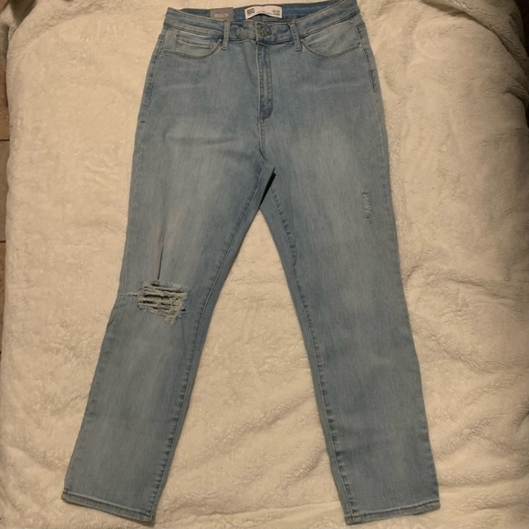 Women’s RSQ Jeans Distressed High Rise Ankle Skinny - Picture 2 of 6